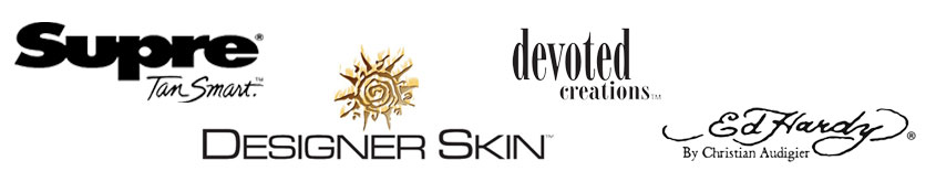 tanning product brand logos